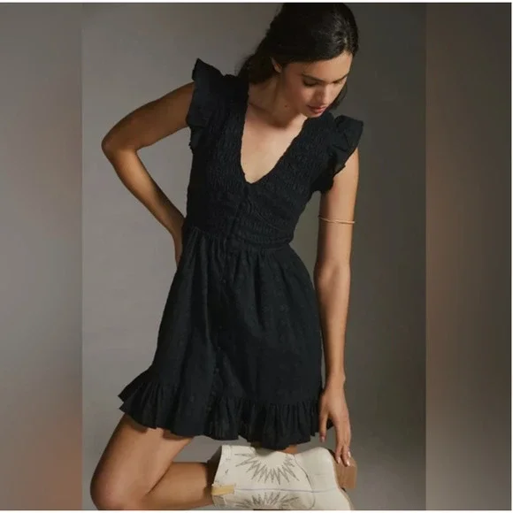 SOLD Anthropologie The Peregrine Mini Dress - Picture 1 of 11